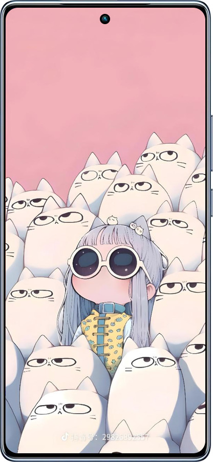 TPU чехол Малышка с котами для Infinix Note 40 - 6295b-3707 изображение 