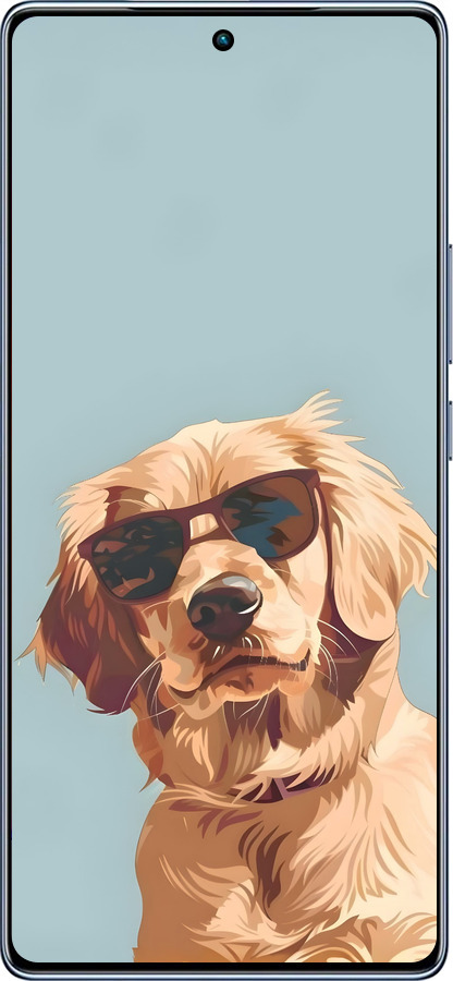 TPU чехол Пес в очках для Infinix Note 40 - 6381b-3707 изображение 