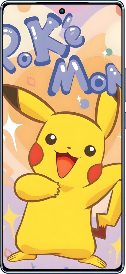 TPU чехол Пикачу для Infinix Note 40 - 6383b-3707 изображение 