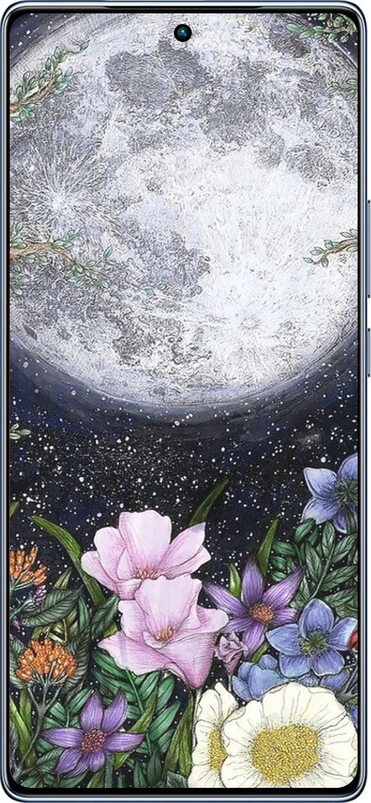 TPU чехол Полночь в саду II для Infinix Note 40 - 6424b-3707 изображение 