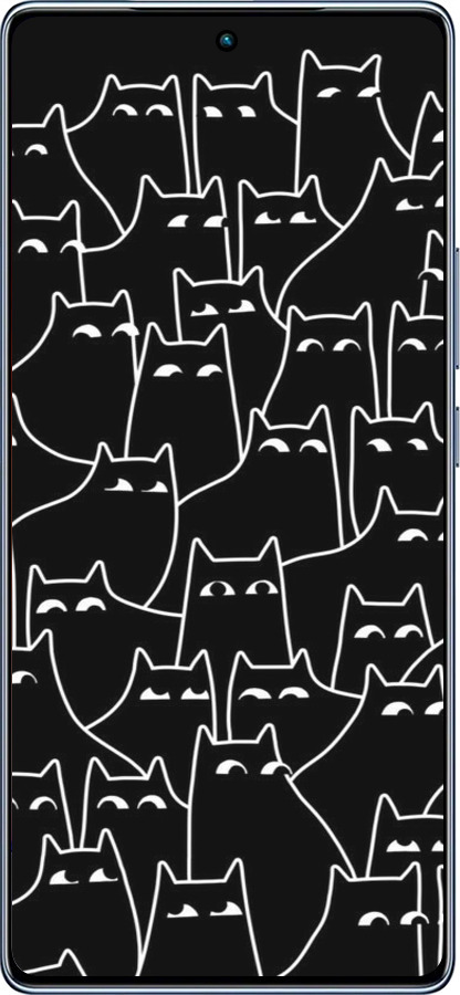 TPU чехол С изображением кошек для Infinix Note 40 - 6470b-3707 изображение 