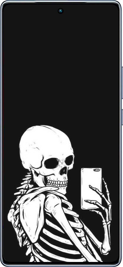 TPU чехол Скелет делает Selfie для Infinix Note 40 - 6535b-3707 изображение 