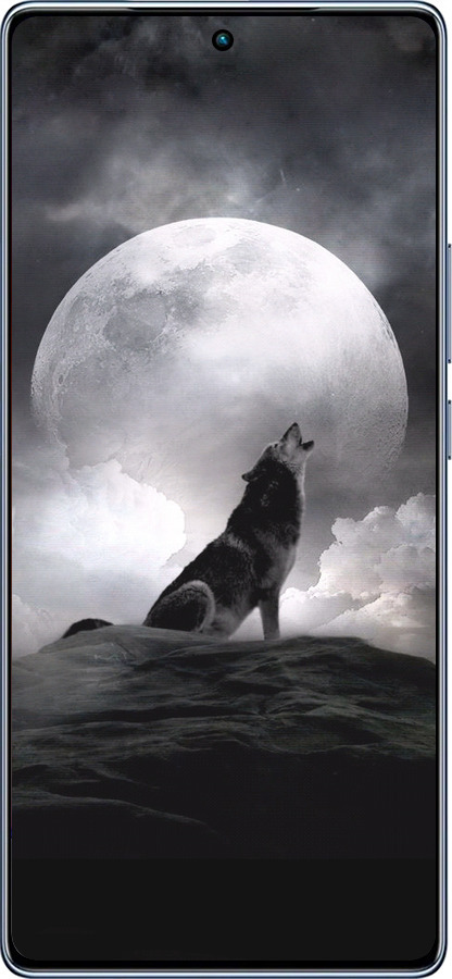 TPU чехол Воющий волк для Infinix Note 40 - 934b-3707 изображение 