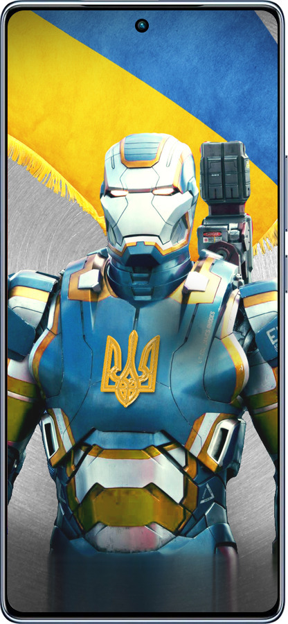 TPU чехол Украинский киборг для Infinix Note 40 - 980b-3707 изображение 