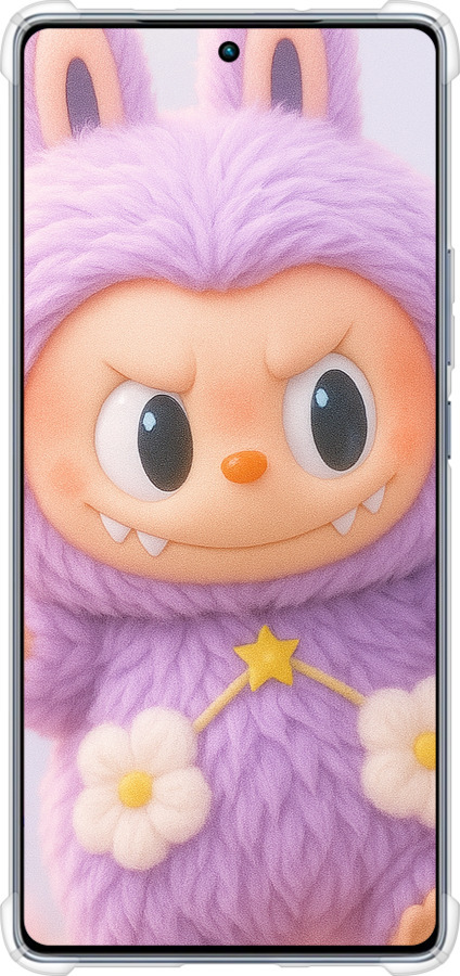 Силикон с усиленными углами чехол Лабубу для Infinix Note 40 - 6708sp-3707 изображение 