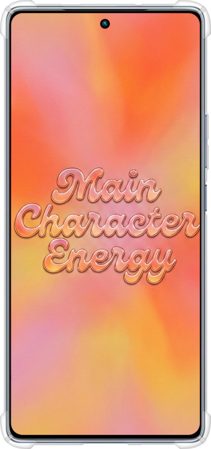 Силикон с усиленными углами чехол Aura Gradient Main Character Energy Aesthetic Y2K для Infinix Note 40 - 6783sp-3707 изображение 