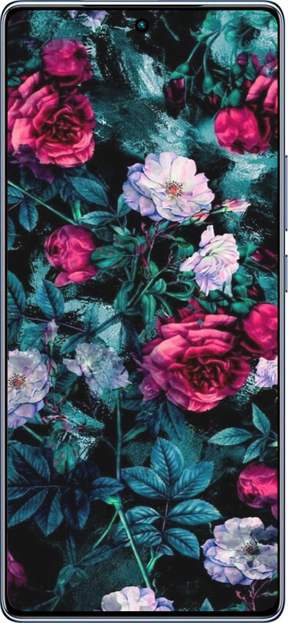 Силіконовий чехол Сад та троянди для Infinix Note 40 - 6483u-3707 изображение 
