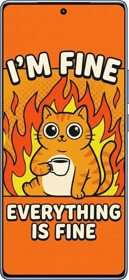 Силиконовый чехол Funny Cat для Infinix Note 40 - 6786u-3707 изображение 