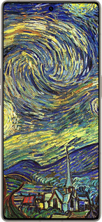 Силиконовый чехол Винсент Ван Гог. Звёздная ночь для Infinix Note 50 Pro+ - 163u-4041 изображение 