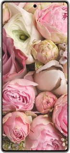 Силиконовый чехол Розы v2 для Infinix Note 50 Pro+ - 2320u-4041 изображение 