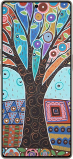 Силиконовый чехол Арт-дерево для Infinix Note 50 Pro+ - 4008u-4041 изображение 