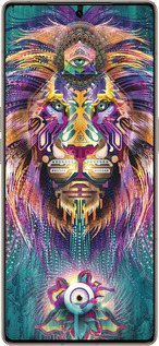Силиконовый чехол Люминесцентный лев для Infinix Note 50 Pro+ - 4037u-4041 изображение 