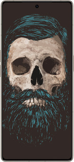 Силіконовий чехол Череп з бородою для Infinix Note 50 Pro+ - 4102u-4041 изображение 