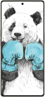 Силиконовый чехол Панда-боксер для Infinix Note 50 Pro+ - 4104u-4041 изображение 