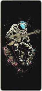 Силиконовый чехол Космонавт с гиратой для Infinix Note 50 Pro+ - 4138u-4041 изображение 