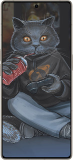 Силиконовый чехол gamer cat для Infinix Note 50 Pro+ - 4140u-4041 изображение 