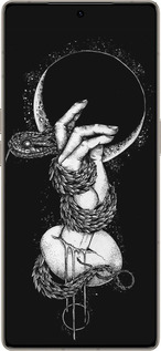 Силиконовый чехол Змея в руке для Infinix Note 50 Pro+ - 4149u-4041 изображение 