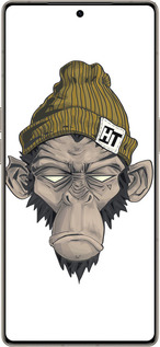 Силиконовый чехол Обезьяна в шапке для Infinix Note 50 Pro+ - 4183u-4041 изображение 