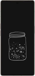 Силиконовый чехол Космос в банке для Infinix Note 50 Pro+ - 4297u-4041 изображение 