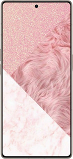 Силиконовый чехол Розовые текстуры для Infinix Note 50 Pro+ - 4343u-4041 изображение 