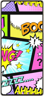 Силиконовый чехол Комикс 1 для Infinix Note 50 Pro+ - 4407u-4041 изображение 