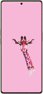 Силиконовый чехол Розовая жирафа для Infinix Note 50 Pro+ - 4441u-4041 изображение 