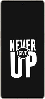 Силиконовый чехол Никогда не сдавайся для Infinix Note 50 Pro+ - 4572u-4041 изображение 