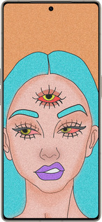 Силіконовий чехол Дівчина малюнок для Infinix Note 50 Pro+ - 4576u-4041 изображение 