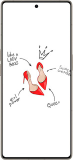 Силіконовий чехол Жінка для Infinix Note 50 Pro+ - 4599u-4041 изображение 