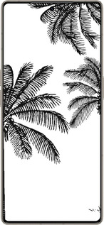 Силиконовый чехол Пальмы1 для Infinix Note 50 Pro+ - 4634u-4041 изображение 