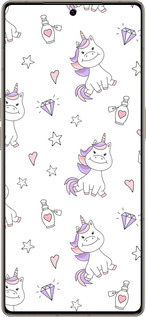 Силиконовый чехол Единорожка v2 для Infinix Note 50 Pro+ - 4703u-4041 изображение 