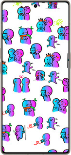 Силиконовый чехол Эмоции для Infinix Note 50 Pro+ - 4736u-4041 изображение 