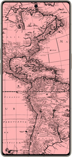 Силиконовый чехол Карта для Infinix Note 50 Pro+ - 4794u-4041 изображение 