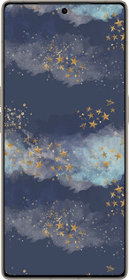 Силиконовый чехол Ночь золотые звезды для Infinix Note 50 Pro+ - 5421u-4041 изображение 