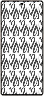 Силиконовый чехол Сердца v2 для Infinix Note 50 Pro+ - 5497u-4041 изображение 