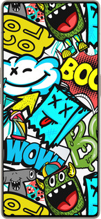 Силиконовый чехол Стикеры v4 для Infinix Note 50 Pro+ - 5508u-4041 изображение 