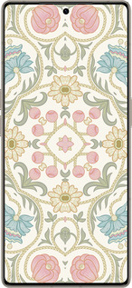Силиконовый чехол Цветочный орнамент v2 для Infinix Note 50 Pro+ - 5513u-4041 изображение 