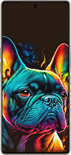 Силиконовый чехол Яркий бульдог для Infinix Note 50 Pro+ - 5547u-4041 изображение 