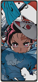 Силиконовый чехол Танджиро Камадо для Infinix Note 50 Pro+ - 5574u-4041 изображение 