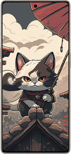 Силиконовый чехол Япония - кот на крыше для Infinix Note 50 Pro+ - 5582u-4041 изображение 