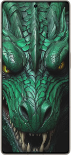 Силиконовый чехол Зелёный дракон v2 для Infinix Note 50 Pro+ - 5817u-4041 изображение 