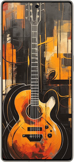 Силиконовый чехол Чехол для телефона Оранжевая Гитара для Infinix Note 50 Pro+ - 5934u-4041 изображение 