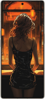 Силиконовый чехол Чехол для телефона Девушка в баре для Infinix Note 50 Pro+ - 5947u-4041 изображение 