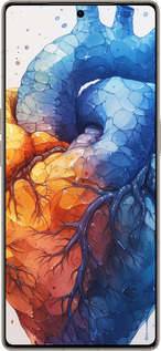 Силиконовый чехол Арт-сердце для Infinix Note 50 Pro+ - 6034u-4041 изображение 