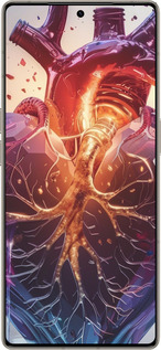 Силиконовый чехол Crystal Heart для Infinix Note 50 Pro+ - 6070u-4041 изображение 