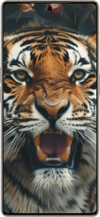 Силиконовый чехол Тигровое величие для Infinix Note 50 Pro+ - 6080u-4041 изображение 