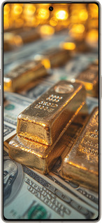 Силіконовий чехол Злитки та долари для Infinix Note 50 Pro+ - 6105u-4041 изображение 