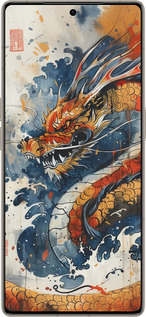 Силиконовый чехол Ярость дракона для Infinix Note 50 Pro+ - 6112u-4041 изображение 