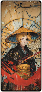 Силиконовый чехол Самурайская отвага для Infinix Note 50 Pro+ - 6115u-4041 изображение 