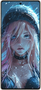 Силиконовый чехол Аниме-дива под дождем для Infinix Note 50 Pro+ - 6120u-4041 изображение 